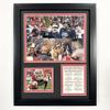 Legends Never Die, Inc. Georgia Bulldogs | Back to Back National Champions | 2021-2022 UGA Football |12"x15" Framed Photo Collage Under Glass view 1