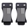 HolsterSmith KYDEX Belt Clip for Holsters & Sheaths  (FOMI Design - w/USA Flag Engraving) - (Fits 1.75in Belts) - (Inside-The-Waistband/IWB) - (USA Made) - (2 Pack) view 1