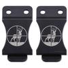 KYDEX Belt Clip for Holsters & Sheaths  (w/Crosshair Buck Engraving) - (Fits 1.50in Belts) - (Inside-The-Waistband/IWB) - (USA Made) - (2 Pack) view 1