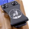 KYDEX Belt Clip for Holsters & Sheaths  (w/Crosshair Buck Engraving) - (Fits 1.50in Belts) - (Inside-The-Waistband/IWB) - (USA Made) - (2 Pack) view 4