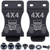 KYDEX Belt Clip for Holsters & Sheaths  (w/4x4 Engraving) - (Fits 1.50in Belts) - (Inside-The-Waistband/IWB) - (USA Made) - (w/Mounting Hardware) - (2 Pack) view 1