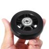  1 Pair Luggage Suitcase Wheels Repair Kit Parts Axles Swivel Caster Black Flexible, 70x19mm view 2