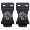 KYDEX Belt Clip for Holsters & Sheaths  (w/Bullseye Target Engraving) - (Fits 1.50in Belts) - (Inside-The-Waistband/IWB) - (USA Made) - (2 Pack) view 1
