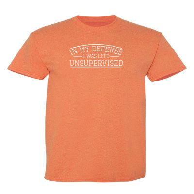Defense Unsupervised Shirt Graphic Novelty Sarcastic Funny Tshirt M Sunset