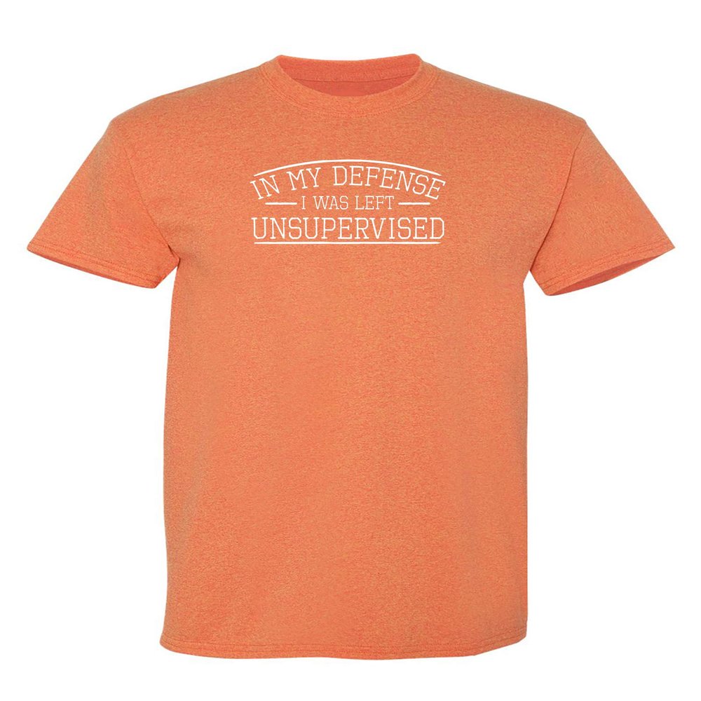 Defense Unsupervised Shirt Graphic Novelty Sarcastic Funny Tshirt M Sunset