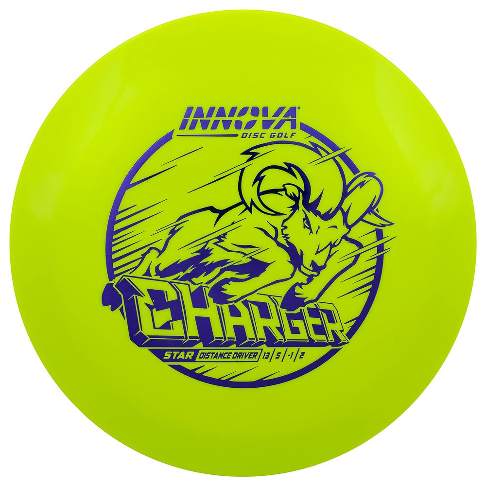 Innova Disc Golf Star Charger Distance Driver High Speed, Straight Flying Distance Driver (Colors Will Vary) (170-172g)