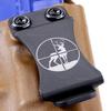 KYDEX Belt Clip for Holsters & Sheaths  (w/Crosshair Buck Engraving) - (Fits 1.75in Belts) - (Inside-The-Waistband/IWB) - (USA Made) - (w/Mounting Hardware) - (2 Pack) view 4