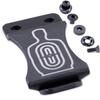 KYDEX Belt Clip for Holsters & Sheaths  (w/Silhouette Target Engraving) - (Fits 1.50in Belts) - (Inside-The-Waistband/IWB) - (USA Made) - (w/Mounting Hardware) - (2 Pack) view 2
