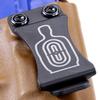 KYDEX Belt Clip for Holsters & Sheaths  (w/Silhouette Target Engraving) - (Fits 1.75in Belts) - (Inside-The-Waistband/IWB) - (USA Made) - (2 Pack) view 4