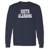 AL01 - South Alabama Jaguars Basic Block Long Sleeve T Shirt - 3X-Large - Navy view 1
