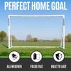 QUICKPLAY Q-Fold Soccer Goal | 30-Second Folding Design for Easy Setup | Portable & Weatherproof uPVC Soccer Goal for Backyard | Durable Post for Adults & Kids view 3