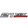 Triton Boat Raised Emblem Decal Sticker | 21 TRX view 1
