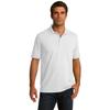 Clothe Co. Mens Short Sleeve Jersey Knit Polo Shirt, White,XL view 1