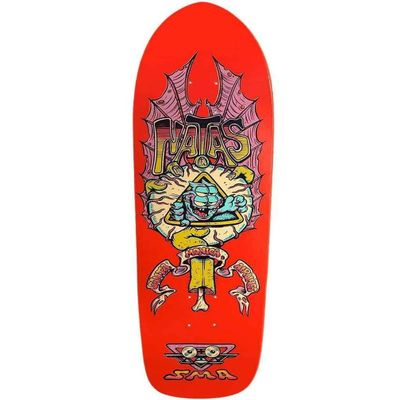 Santa Monica Airlines Natas Burrito Breath 9' Red Skateboard Deck