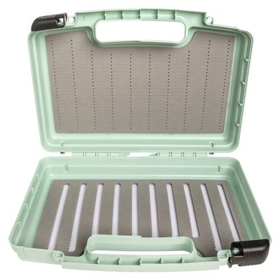 Kingfisher Streamer Box Click Lock (14" x 11" X 3.35") Sage Foam A & D