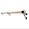 Ballet Barre 9 FT Long 2.0 Diameter Black Brackets A, for Kids and Adults, Wall Mounted Premium Ballet Bar Strong American Wood Home/Studio Ballet Barre, Dance Bar, Stretch Bar, Dancing/Stretching view 3