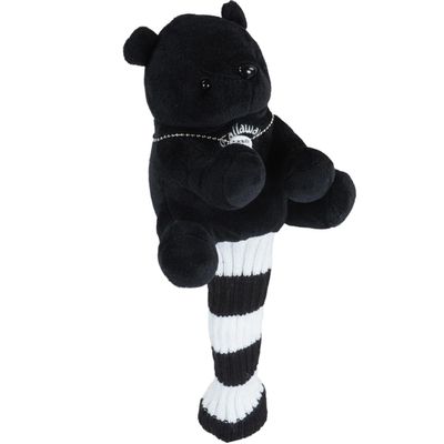 Callaway AM Bear UT BLK SS 23 Headcover for UT, Count-Tag Replaceable (3.4.5.6.7)) Black Women