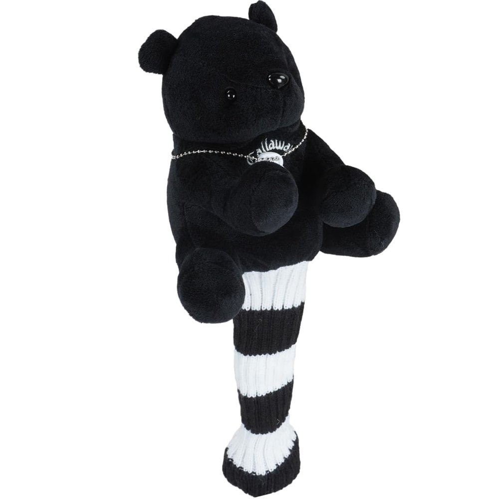 Callaway AM Bear UT BLK SS 23 Headcover for UT, Count-Tag Replaceable (3.4.5.6.7)) Black Women