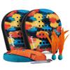 Waboba Battle Bird - Rethink Your Paddle Game  Backyard Set Includes: 2 Wearable Paddles, 2 Small Birdies and a Easy Court to Set-up with Stakes - Size 200 x 120 x 228 mm view 1