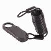 Doppy Helmet Lock Helmet Bike/Motorcycle Lock Cable Anti-Theft Bicycle Locks Combination Lock Cycling Cable Lock(Black) view 4
