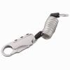 Doppy Helmet Lock Helmet Bike/Motorcycle Lock Cable Anti-Theft Bicycle Locks Combination Lock Cycling Cable Lock(Silver) view 2
