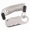 Doppy Helmet Lock Helmet Bike/Motorcycle Lock Cable Anti-Theft Bicycle Locks Combination Lock Cycling Cable Lock(Silver) view 3