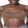 Amoena Womens Mara Padded Wire-Free Pocketed Mastectomy Bra Mocha 38DDD view 1