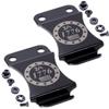 KYDEX Belt Clip for Holsters & Sheaths  (Flush Mount Design - w/2nd Amendment - 1776 Engraving) - (Metal) - (Inside-The-Waistband/IWB) - (Fits 1.75in Belts) - (w/Mounting Hardware) - (2 Pack) view 1