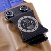 KYDEX Belt Clip for Holsters & Sheaths  (Flush Mount Design - w/2nd Amendment - 1776 Engraving) - (Metal) - (Inside-The-Waistband/IWB) - (Fits 1.75in Belts) - (w/Mounting Hardware) - (2 Pack) view 4
