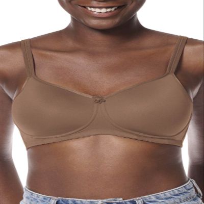 Amoena Womens Mara Padded Wire-Free Pocketed Mastectomy Bra Mocha 40AA