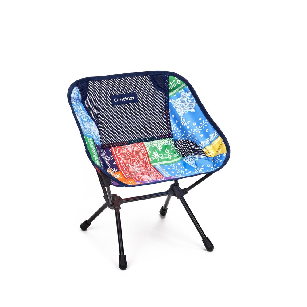 Helinox Chair One Mini Ultra-Light, Compact Camping Chair, Rainbow Bandana