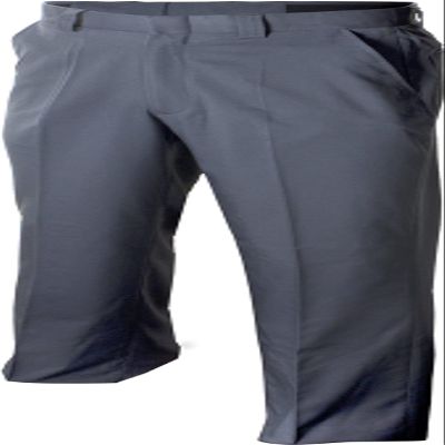 Smitty BBS381 Flat Front Combo Umpire Pants with Expander Waistband (36) Heather Grey