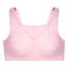 Full Figure Plus Size No-Bounce Camisole Sports Bra Wirefree #1066 Parfait Pink view 4