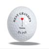 Best Grandpa by Par, Personalized Name Golf Ball, Custom Golf Ball, Gift from Kids, Gift for Dad (24 Pack) view 1