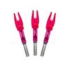 Halo Nock Micro Lighted Nocks for Archery & Bowhunting, Fits .165-.166 Internal Diameter Arrows, Pink, 3-Pack view 2