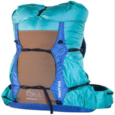 Granite Gear Virga3 55L - Women's Roller Teal/Purblue Short Torso
