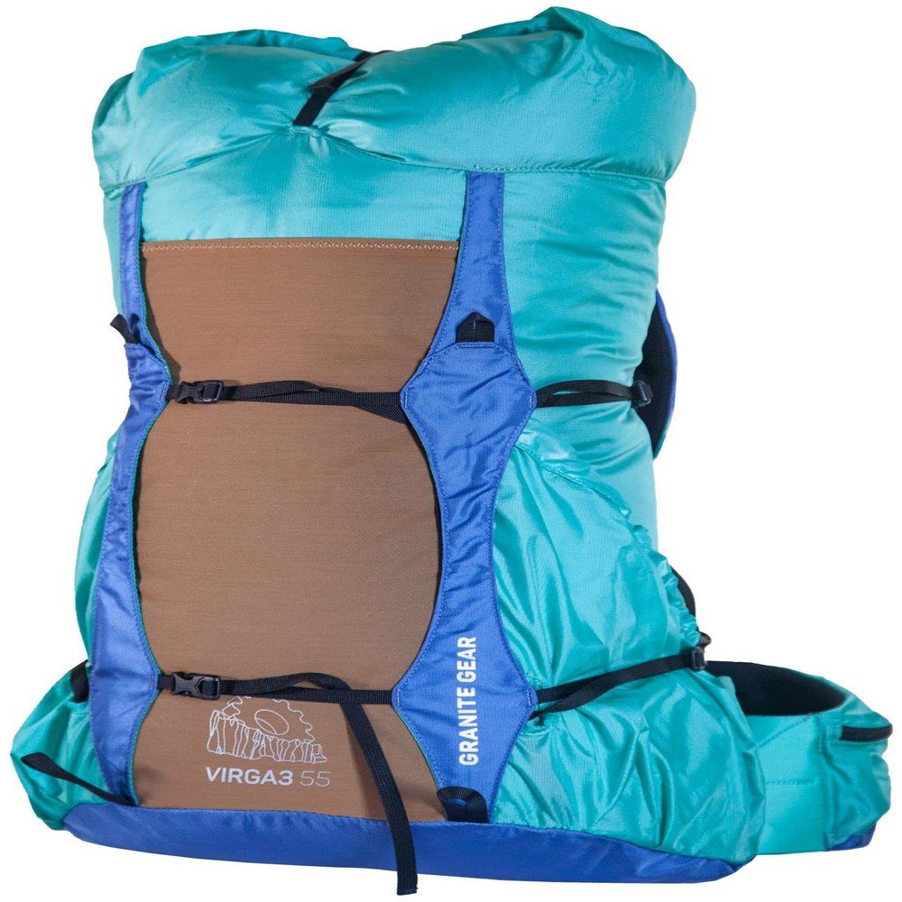 Granite Gear Virga3 55L - Women's Roller Teal/Purblue Short Torso