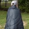 Kijaro Native Camp Quilt | Printed Outdoor Camping Blanket | 55" x 79" | Smoky Mountain Blue, 1-Person view 3