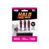 Halo Nock FIT Lighted Nocks for Archery & Bowhunting, Fits .204, .233, & .244-.246 Internal Diameter Arrows, Pink, 3-Pack view 1