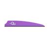 Q2i Fusion X-II Target Archery Vanes - Ultra-Lightweight with Tri-Fusion Adhesion Technology, Premium Arrow Fletching, and Low Profile Design for Archers (Violet, 3.5 Inch 100 Pack) view 1