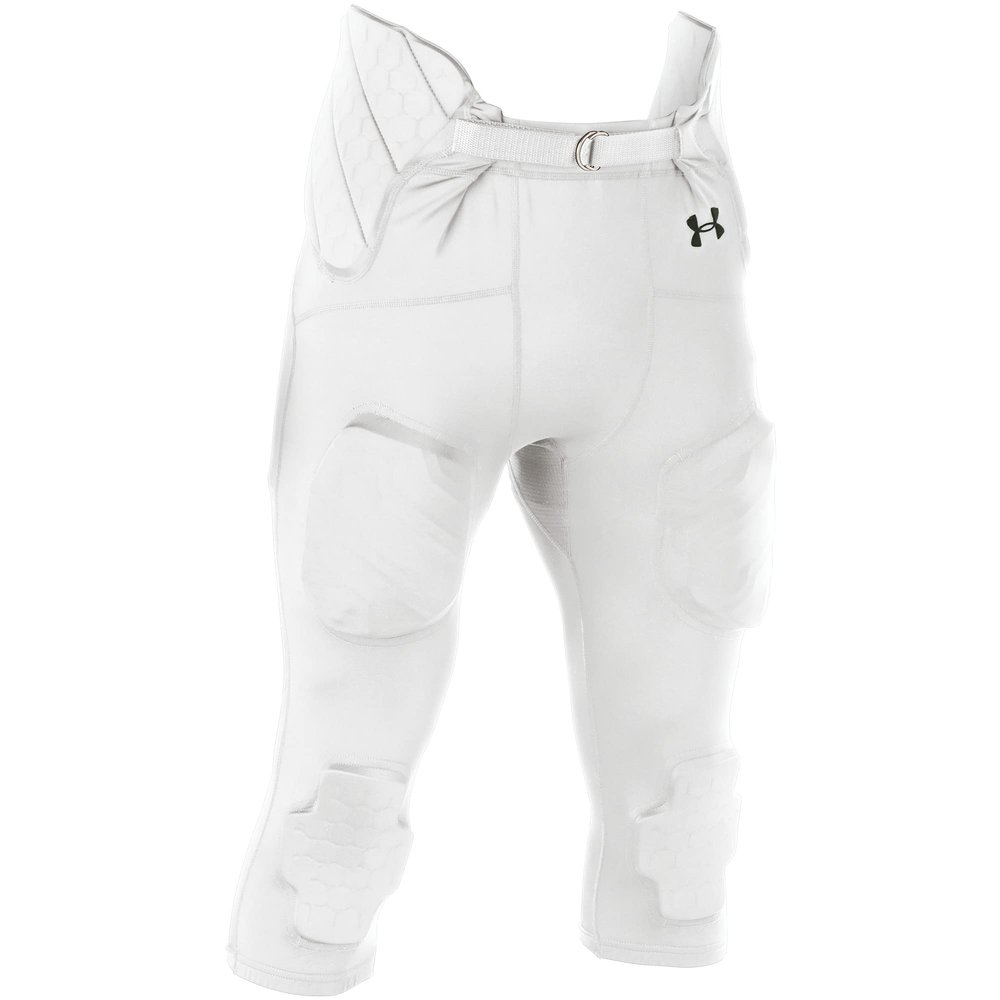 Under Armour Gameday Armour Integrated Football Pant Youth, White, Medium