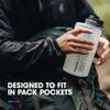 HydraPak Flux+ 1.5L Filter Kit - Collapsible Backpacking Water Bottle - BPA Free, Ultra Light, Spill-Proof Twist Cap, Clear view 3
