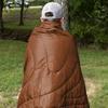 Kijaro Native Camp Quilt | Printed Outdoor Camping Blanket | 55" x 79" | Anza Borrego Orange, 1-Person view 2