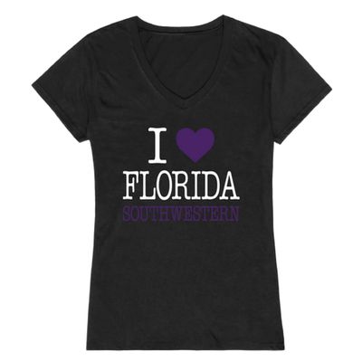 I Love Florida Southwestern The Buccaneers Women's Tee T-Shirt - Black, XX-Large