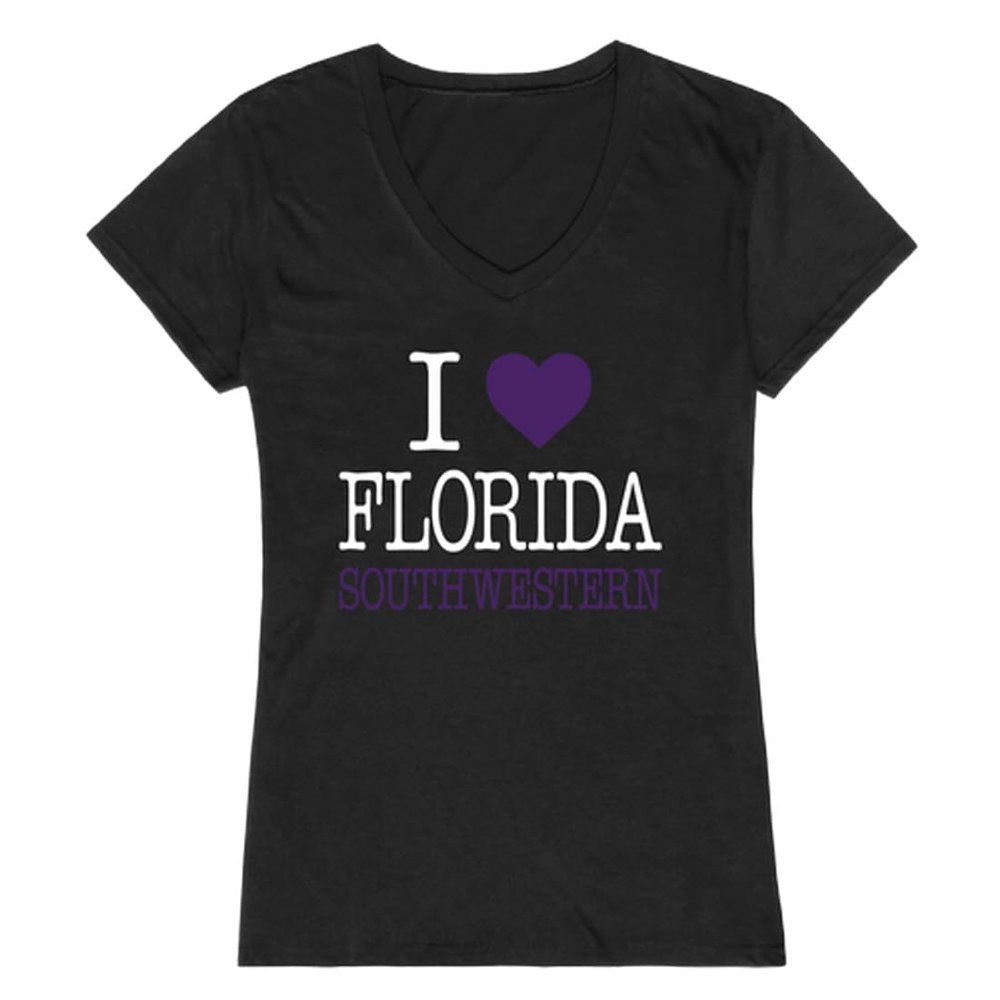I Love Florida Southwestern The Buccaneers Women's Tee T-Shirt - Black, XX-Large