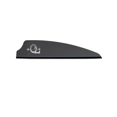 Q2i Fusion X-II Target Archery Vanes - Ultra-Lightweight with Tri-Fusion Vane Adhesion Technology for Archery Arrows Premium Arrow Fletching & Accessories for Archers - 3" 100pk Black