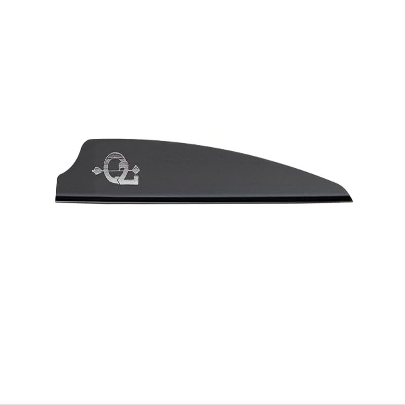Q2i Fusion X-II Target Archery Vanes - Ultra-Lightweight with Tri-Fusion Vane Adhesion Technology for Archery Arrows Premium Arrow Fletching & Accessories for Archers - 3" 100pk Black