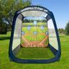MACCABI Art 8' Pop-Up Baseball/Softball Practice Trainer with Built-in Hitting and Pitching Backdrop, Batting Tee for Children and Adults view 2