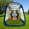 MACCABI Art 8' Pop-Up Baseball/Softball Practice Trainer with Built-in Hitting and Pitching Backdrop, Batting Tee for Children and Adults view 4