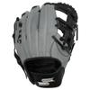 SSK Z5 Craftsman Infield Baseball Glove  11.25 - 11.5 - 11.75 - 12  Right & Left Hand Throw (Grey/Black - I Web, 11.25" - Right Hand Throw) view 2